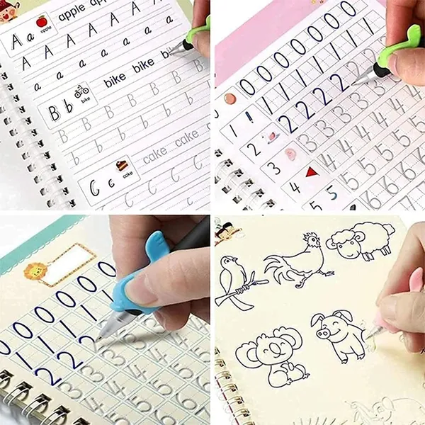 Sank_Magic_Practice_Copybook_4_Book_10_Refill_1_Pen_1_Grip_Number_Tracing_Book_For_Preschoolers_With_Pen_And_Reusable_Magic_Water_Quick_Dry_Book_For_Water_Coloring_With_Magic_Pen_Painting_Board