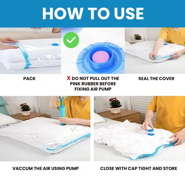 Space_Saver_Pack_Of_5_Reusable_Vacuum_Storage_Ziplock_Compression_Sealer_Bags_For_Travel_Clothes_And_Home_Blankets_Quilts_With_Hand_Pump