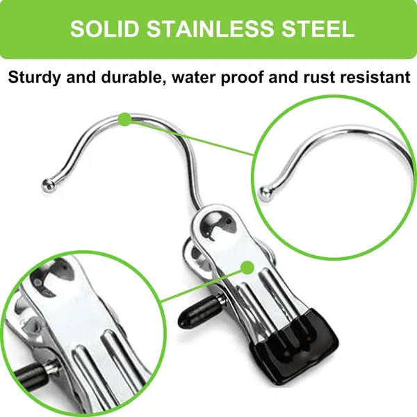 Windproof_Antislip_Clothes_Washing_Line_Drying_Nylon_Rope__5_Meter_Multicolor_Pack_Of_2_And_6_Pic_Cloth_Hanger_Hooks_Laundry_Hook