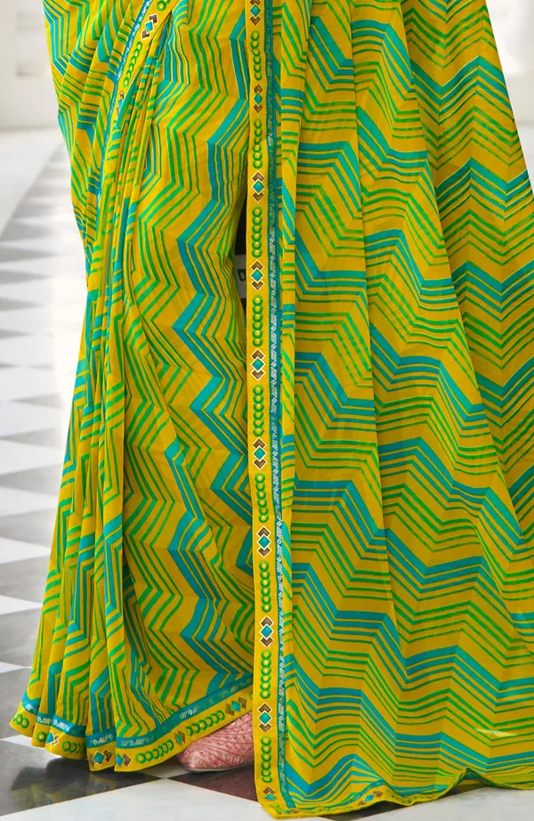 Green_Women_Soft_Moss_Georgette_Digital_Print_Casual_Saree_with_Unstitched_Blouse