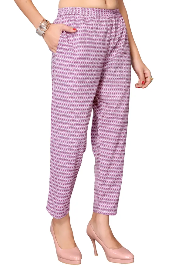 Light_Purple__Soft_Cotton_Flower_Printed_Kurta_&_Pant_Set