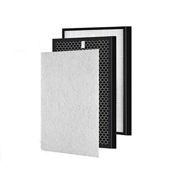 Sharp_FP-J80M-H/_J60_Air_Purifier_Compatible_Pre_Filter,_HEPA,_and_Activated_Carbon_Filter_Set_(Dimensions_of_HEPA-450X250X38mm,_and_Carbon_450X250X10mm)