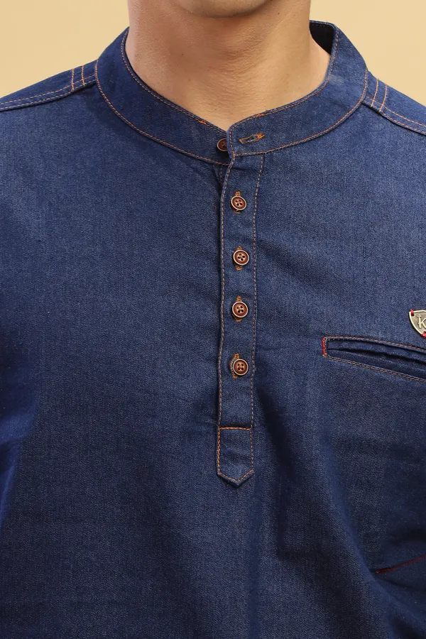 Men's_Denimax_Blue_Fusion_Short_Denim_Kurta