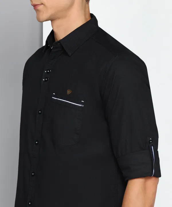 Men's_Jet_Black_Linen_Cotton_Chic_Shirt