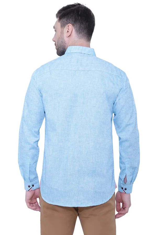 Men's_Turquoise_Tropical_Twist_Slub_Linen_Shirt