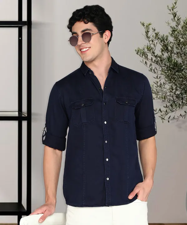 Men's_Indigo_Casual_Chic_Cotton_Twill_Cargo_Overshirt