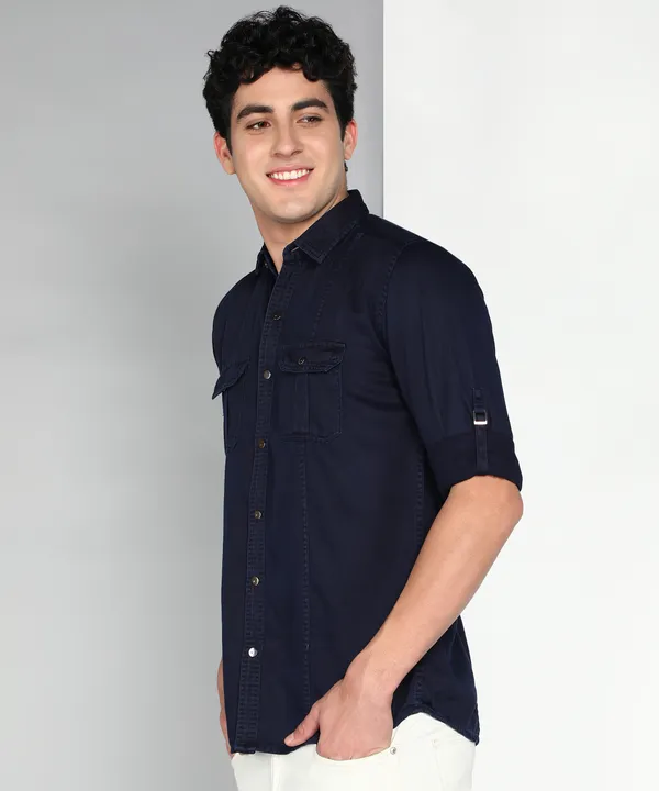 Men's_Indigo_Casual_Chic_Cotton_Twill_Cargo_Overshirt