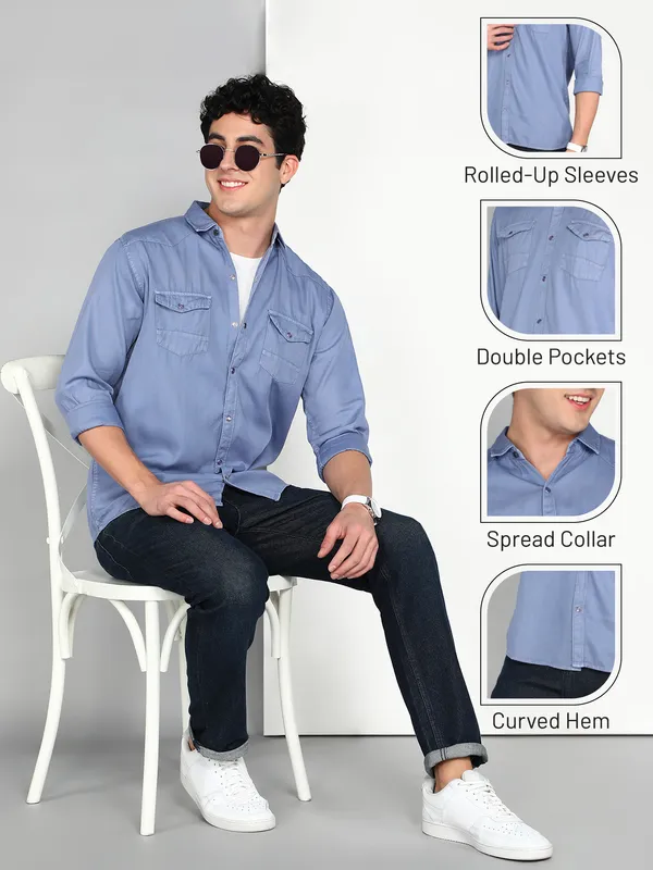 Men's_Powder_Blue_Cotton_Twill_Craft_Classic_Shirt