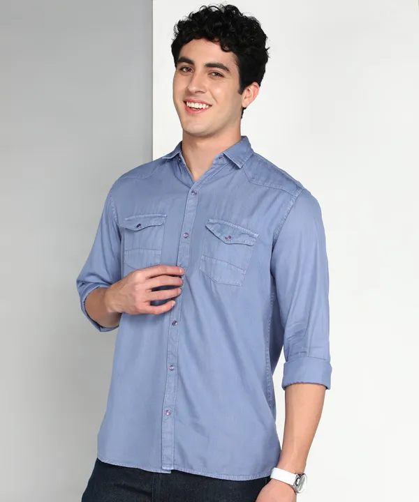 Men's_Powder_Blue_Cotton_Twill_Craft_Classic_Shirt