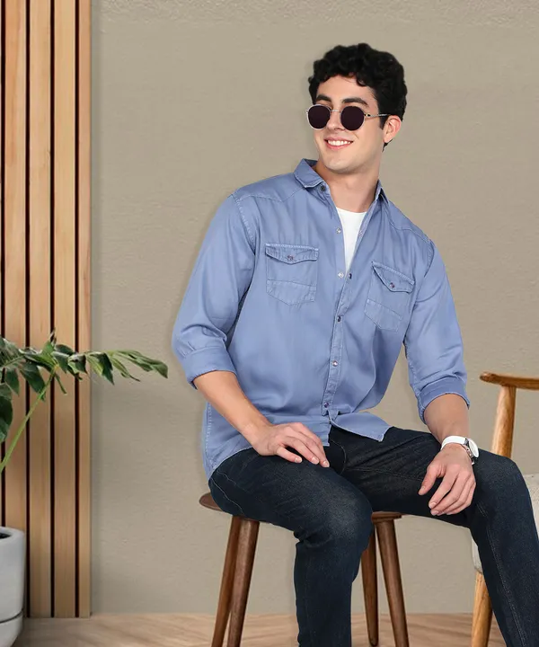 Men's_Powder_Blue_Cotton_Twill_Craft_Classic_Shirt