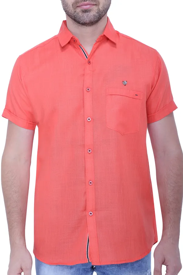 Men's_Peach_Airy_Comfort_Linen_Blend_Shirt