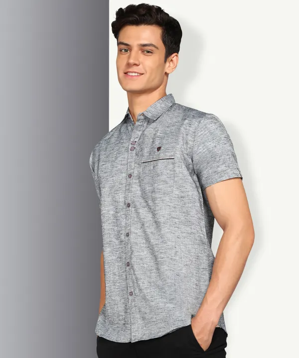 Men's_Slate_Grey_Airy_Slub_Linen_Cotton_Shirt