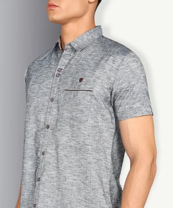 Men's_Slate_Grey_Airy_Slub_Linen_Cotton_Shirt