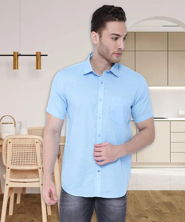 Southbay_Men's_Sky_Blue_Classic_Comfort_Formal_Shirt