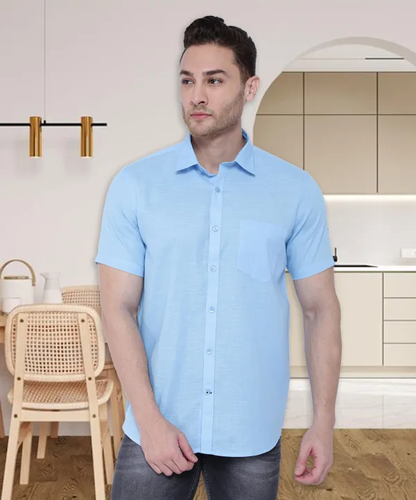 Southbay_Men's_Sky_Blue_Classic_Comfort_Formal_Shirt