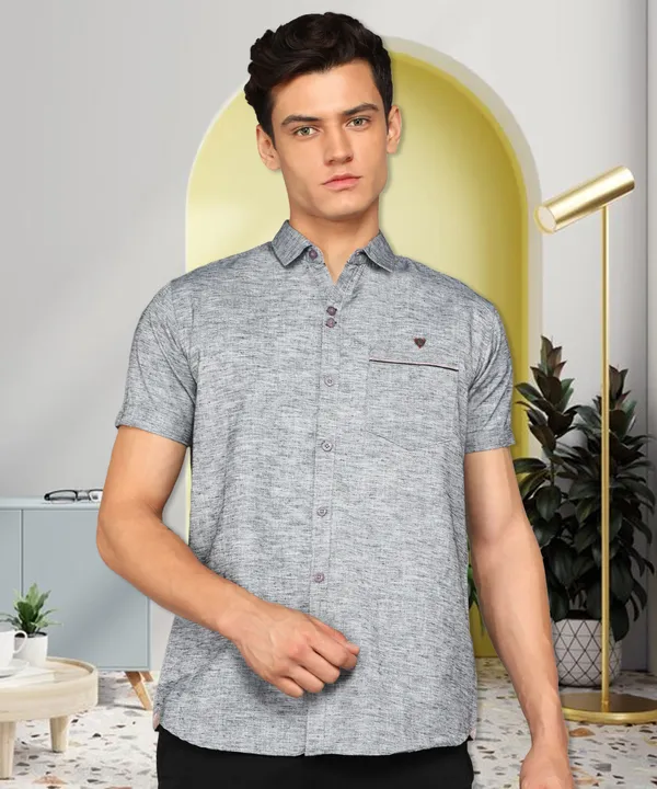 Men's_Slate_Grey_Airy_Slub_Linen_Cotton_Shirt
