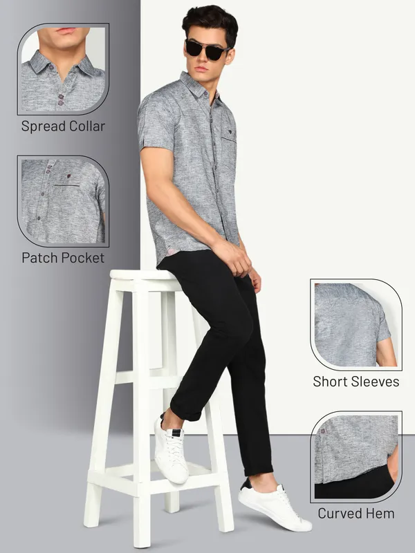 Men's_Slate_Grey_Airy_Slub_Linen_Cotton_Shirt