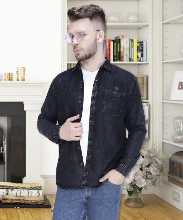 Men's_Black_Cloud_Denim_Casualite_Shirt