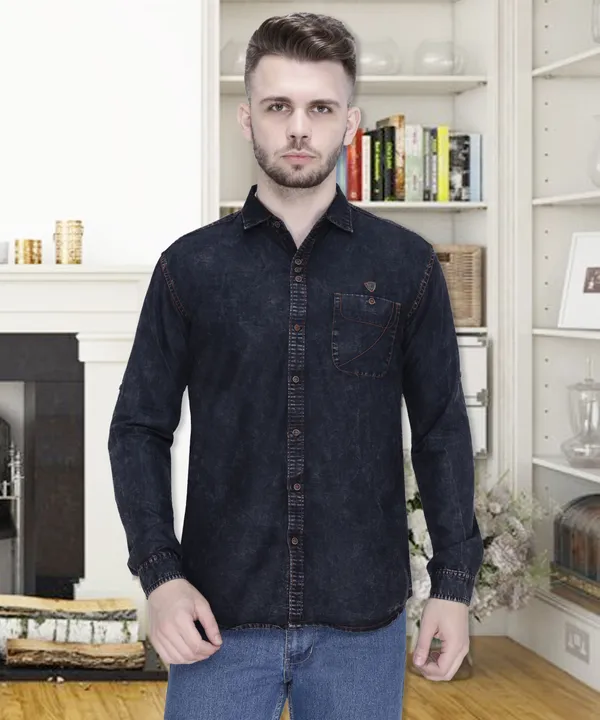 Men's_Black_Cloud_Denim_Casualite_Shirt