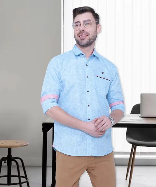 Men's_Turquoise_Tropical_Twist_Slub_Linen_Shirt