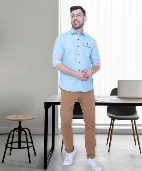 Men's_Turquoise_Tropical_Twist_Slub_Linen_Shirt