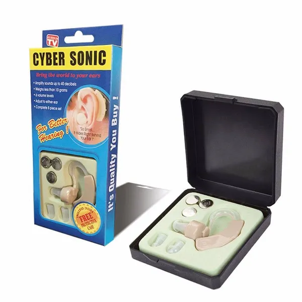 Cyber_Sonic_hearing_machine_with_1_Piece_Ear_Amplifier_With_6_made_in_Germany_Batteries