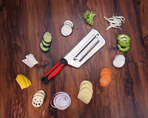 Red_Stainless_Steel_Vegetable_Cutter_2_Blades