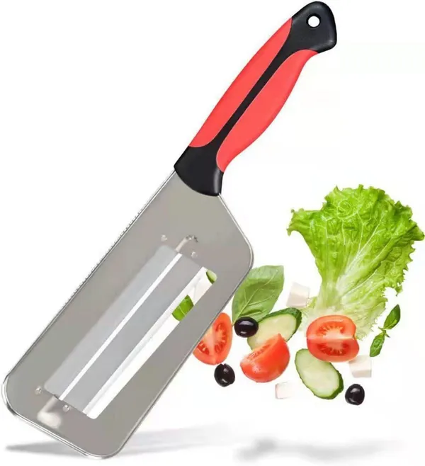 Red_Stainless_Steel_Vegetable_Cutter_2_Blades