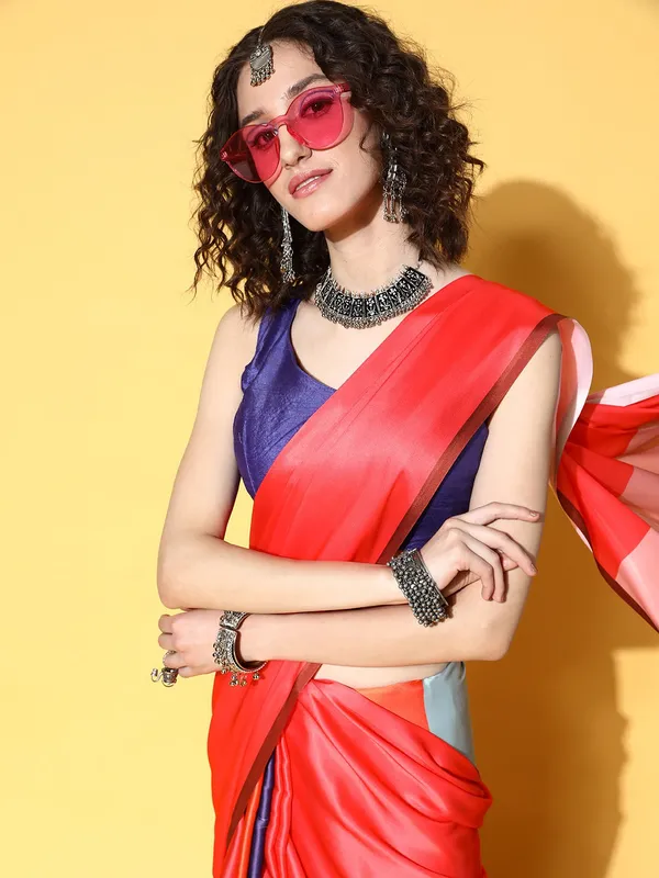 Red_Satin_Saree_for_Women