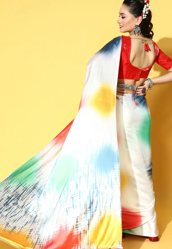 Multicolor_Satin_Saree_for_Women