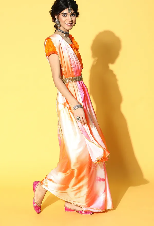 Orange_Satin_Saree_for_Women