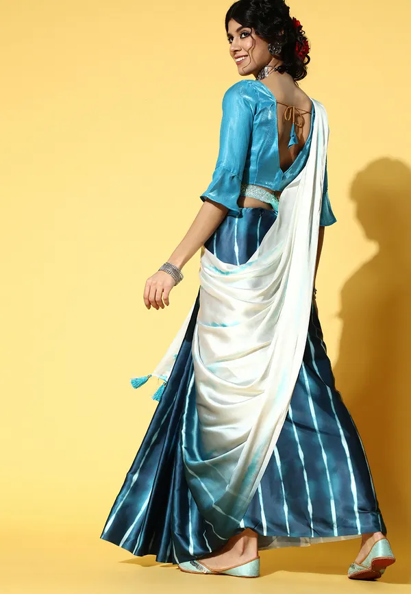 White_Satin_Saree_for_Women