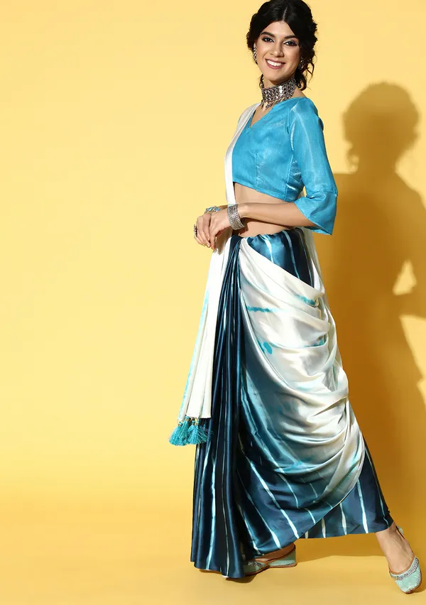 White_Satin_Saree_for_Women