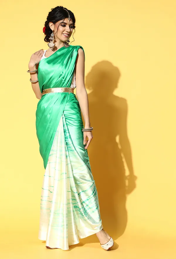Green_Satin_Saree_for_Women