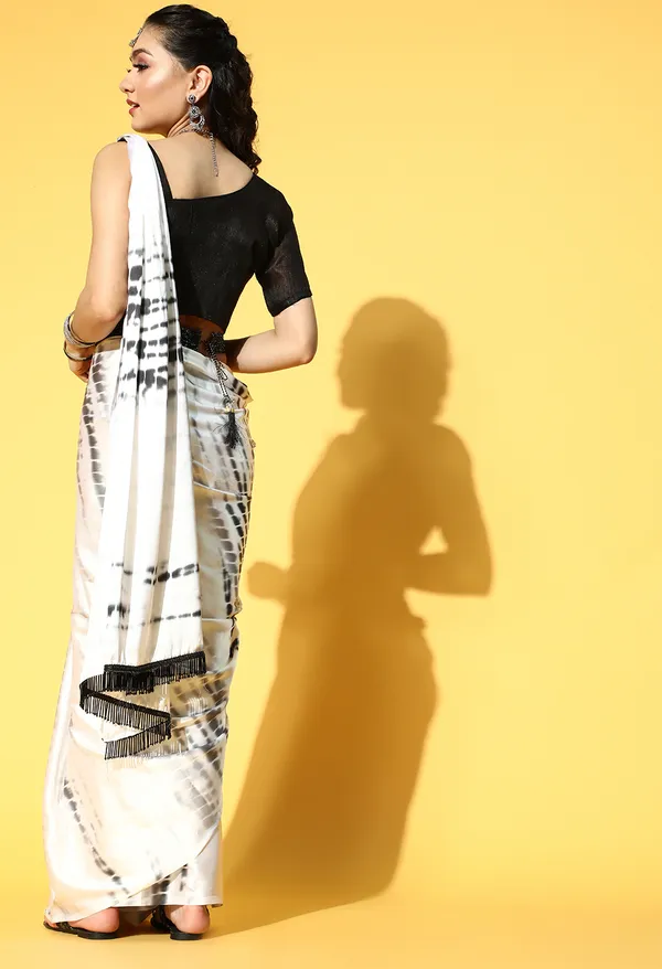 Cream_Satin_Saree_for_Women