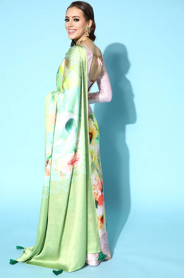 Multicolor_Satin_Saree_for_Women