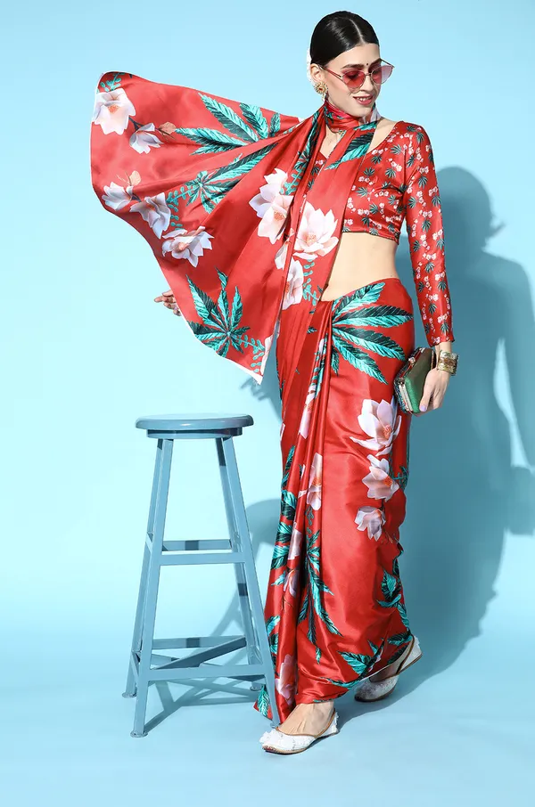 Red_Satin_Saree_for_Women