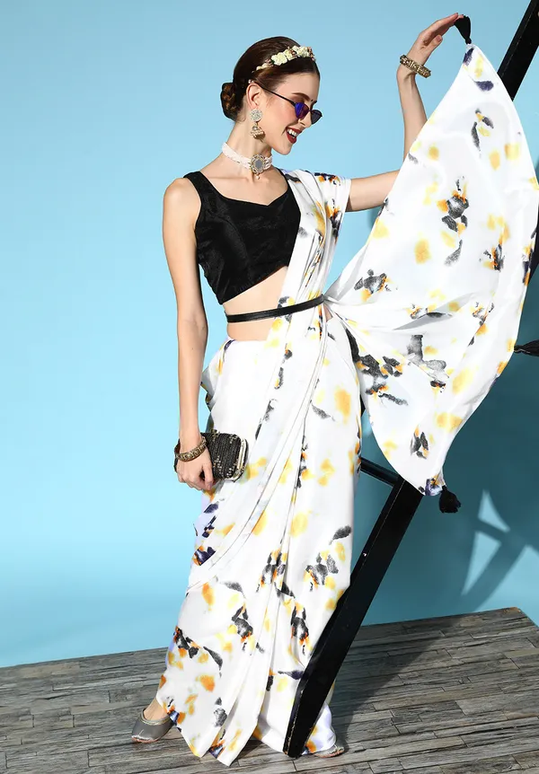 White_Satin_Saree_for_Women