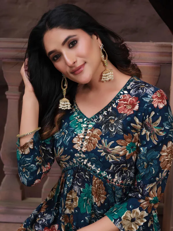 Multi-Blue_Rayon_Kurta_Set_for_Women