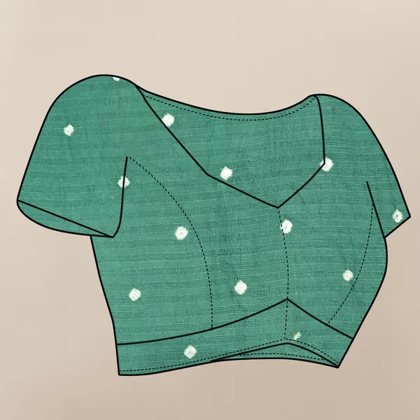 Green_Cotton_Blend_Saree_for_Women