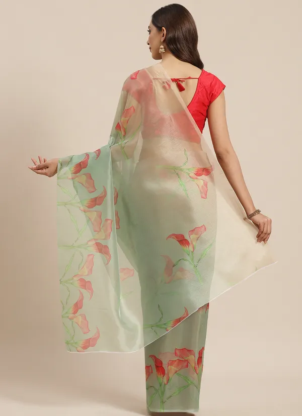 Green_Organza_Saree_for_Women