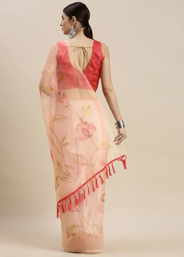 Orange_Organza_Saree_for_Women