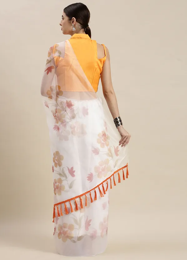 White_Organza_Saree_for_Women