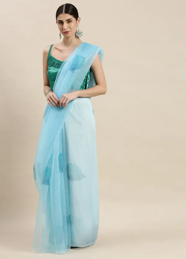 Light_Blue_Organza_Saree_for_Women