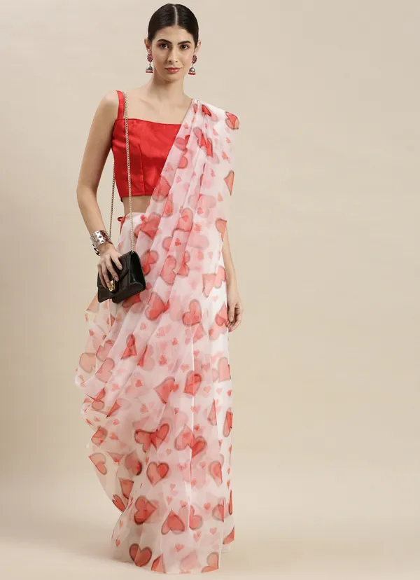 White_Organza_Saree_for_Women