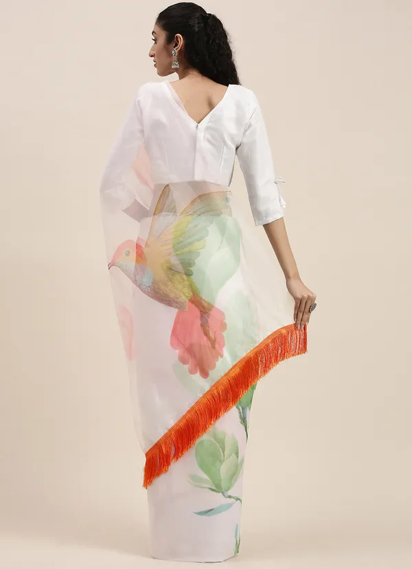 White_Organza_Saree_for_Women