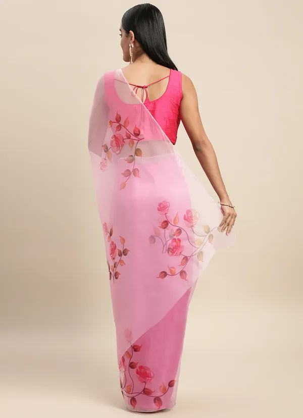 Pink_Organza_Saree_for_Women