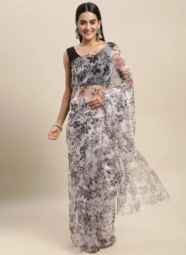 Pink_Organza_Saree_for_Women