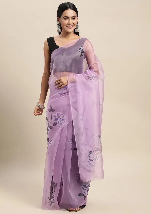 Purple_Organza_Saree_for_Women