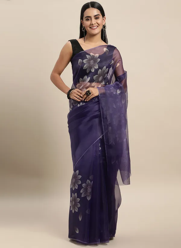 Purple_Organza_Saree_for_Women